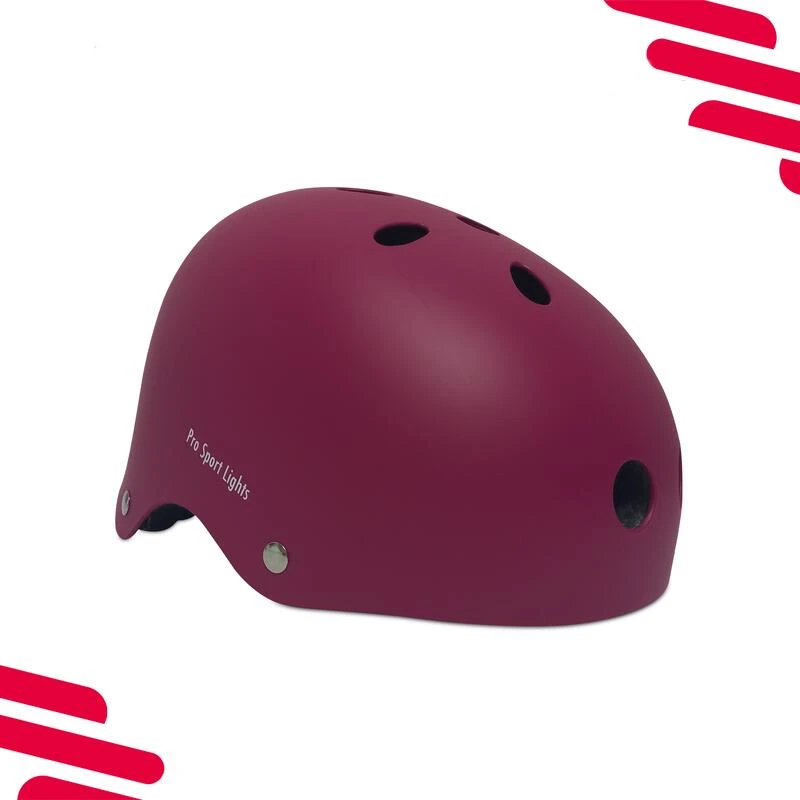 Casque De Cyclisme Pour Enfants - Rose Foncé Mat – Image 2