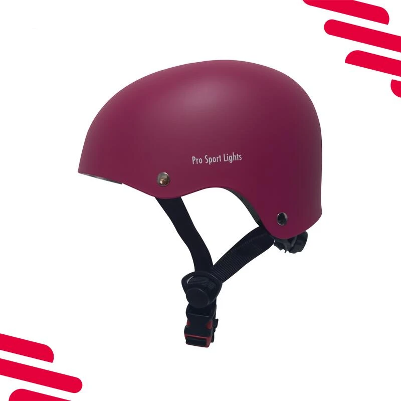 Casque De Cyclisme Pour Enfants - Rose Foncé Mat – Image 3
