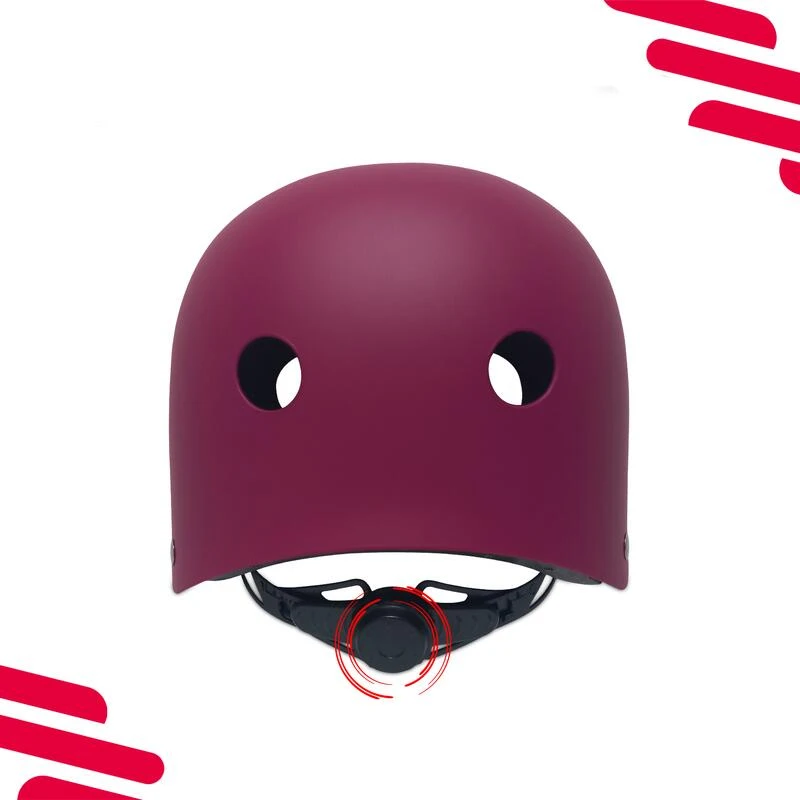 Casque De Cyclisme Pour Enfants - Rose Foncé Mat – Image 4