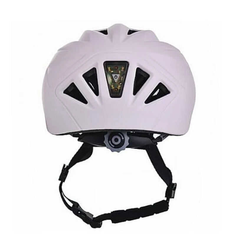 Casque De Vélo Pour Enfant - Rose Claire - Casque Avec éclairage – Image 4