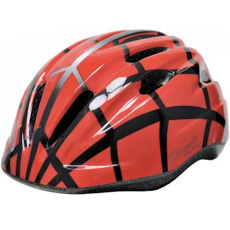 Casque De Vélo Pour Enfant - Spider Rouge Noir - Casque Enfant – Image 2