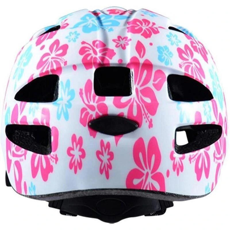 Casque Enfant Optimiz - Fleurs Blanc Rose Bleu - Extra Small – Image 2