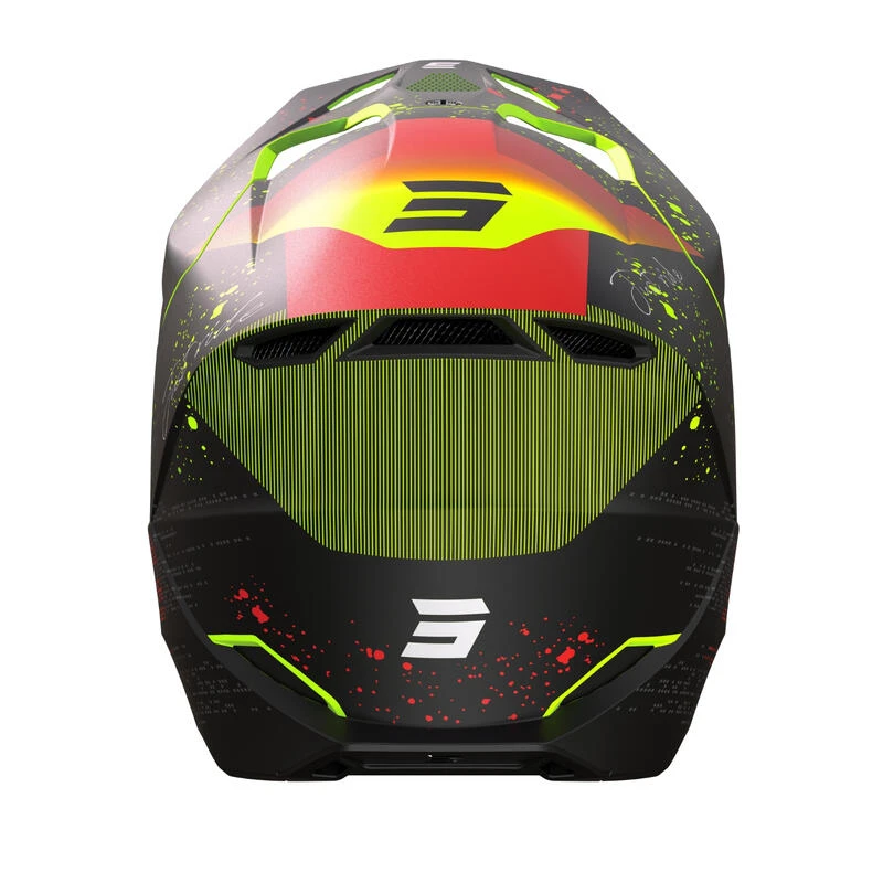 Casque Intégral Enfant Shot Furious Matrix Rouge – Image 3