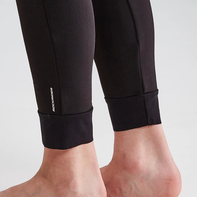 BTWIN CUISSARD LONG VELO ENFANT A BRETELLES 900 NOIR – Image 4