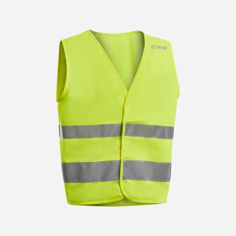 BTWIN GILET DE SECURITE ENFANT JAUNE