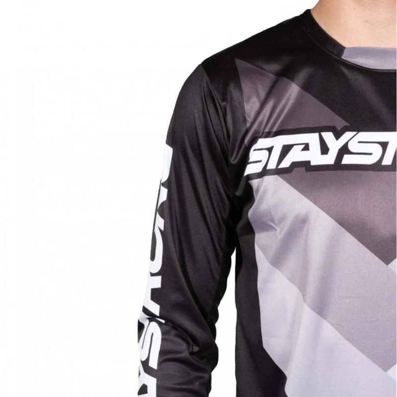 Stay Strong Maillot BMX Manches Longues Staystrong - Chevron Noir – Image 5