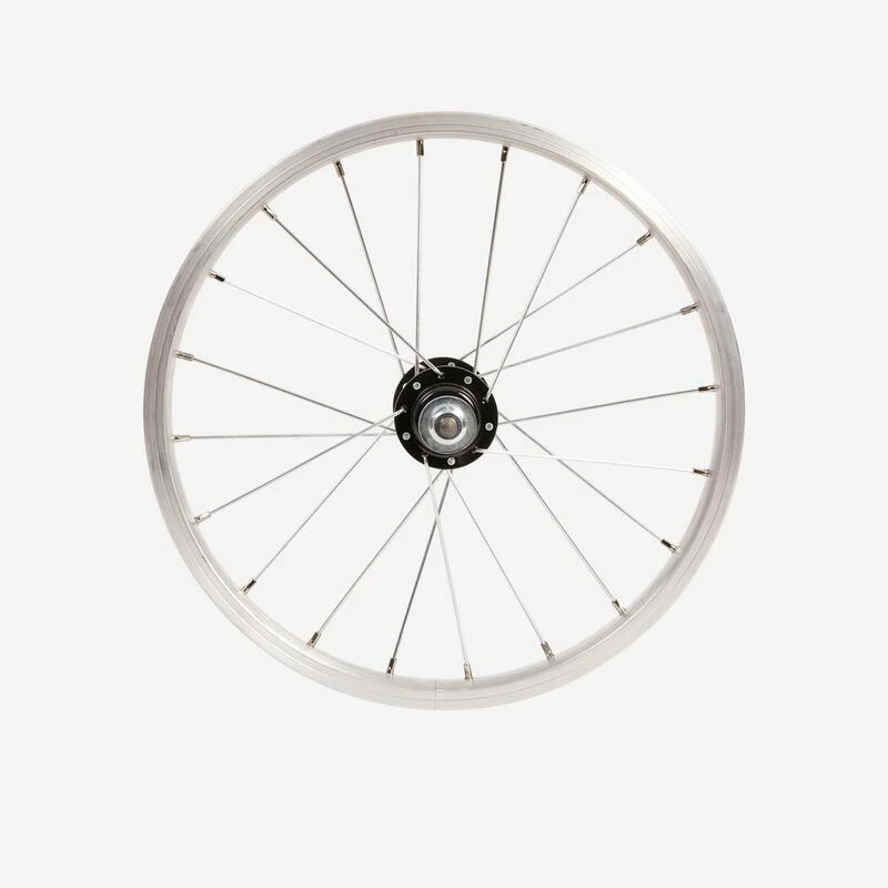 BTWIN Roue Vélo Enfant 16 Pouces Arrière Roue Libre Frein Tambour/vrake Argent