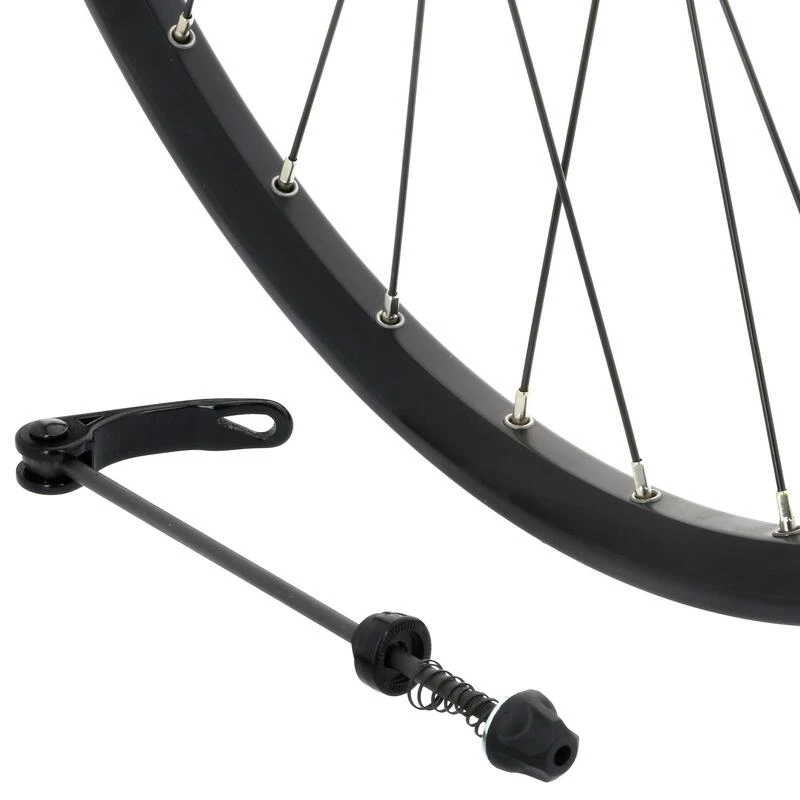 BTWIN Roue Vélo Enfant 24 Pouces Arrière Double Paroi Disque Cassette Noir – Image 3