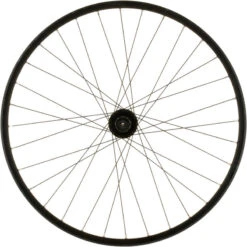 BTWIN Roue Vélo Enfant 24 Pouces Arrière Double Paroi Disque Cassette Noir