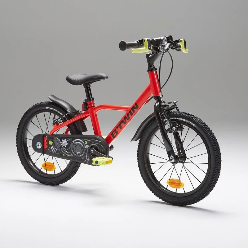 BTWIN VELO 16 POUCES 4-6 ANS 900 ALU RACING ROUGE – Image 2