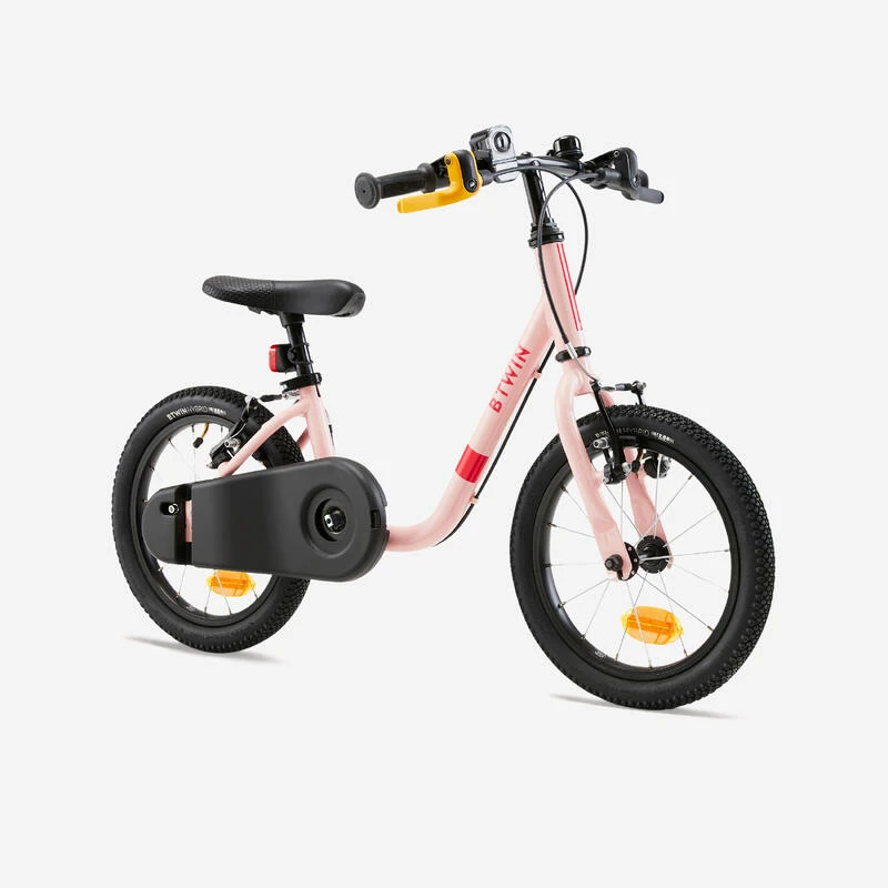 BTWIN VELO ENFANT 2EN1 DRAISIENNE 3-5 ANS 14 Pouces - DISCOVER 500 Rose – Image 5