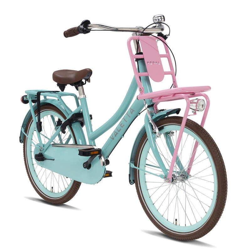Vélo Enfant Valetta Cargo N3 - Filles - 22 Pouces - Turquoise / Rose – Image 2