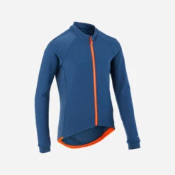 BTWIN VESTE VELO ENFANT 500 BLEU ORANGE