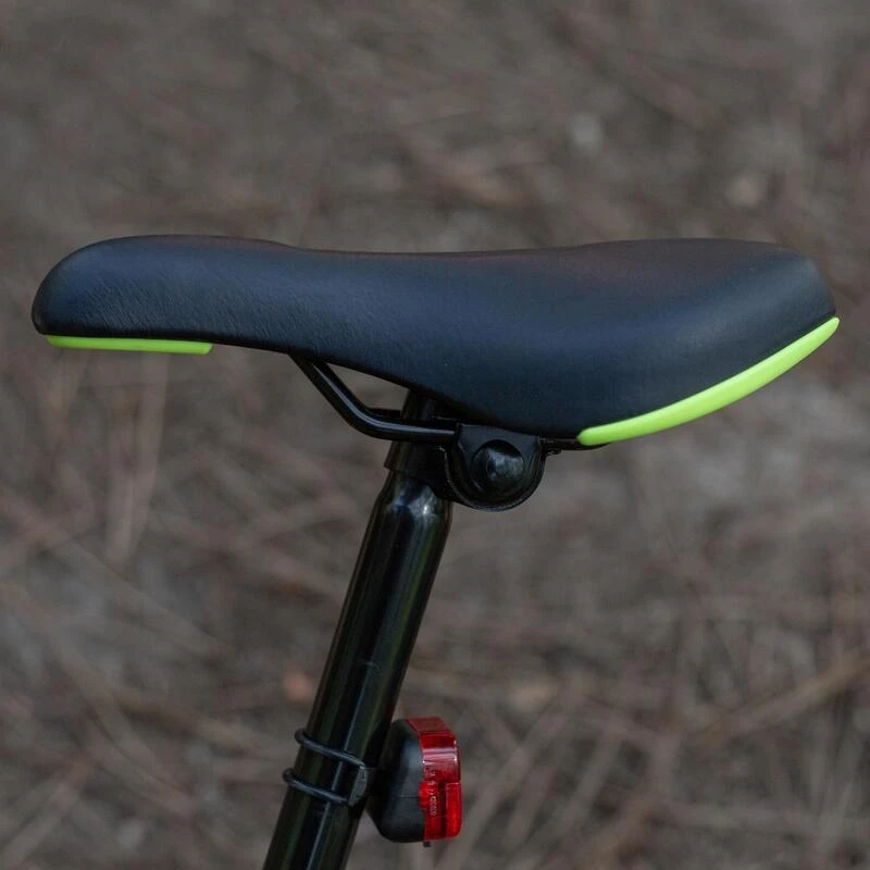 VTT ENFANT ROCKRIDER ST 500 24 POUCES 9-12 Ans Jaune Fluo – Image 7